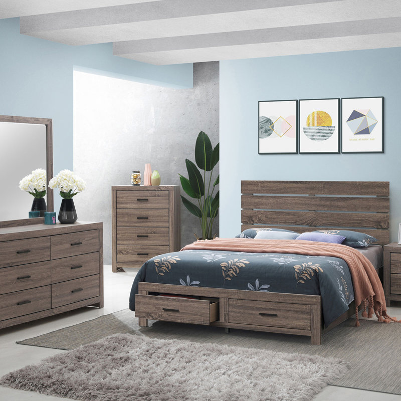 Commode 6 tiroirs Sherwood Barrel Oak