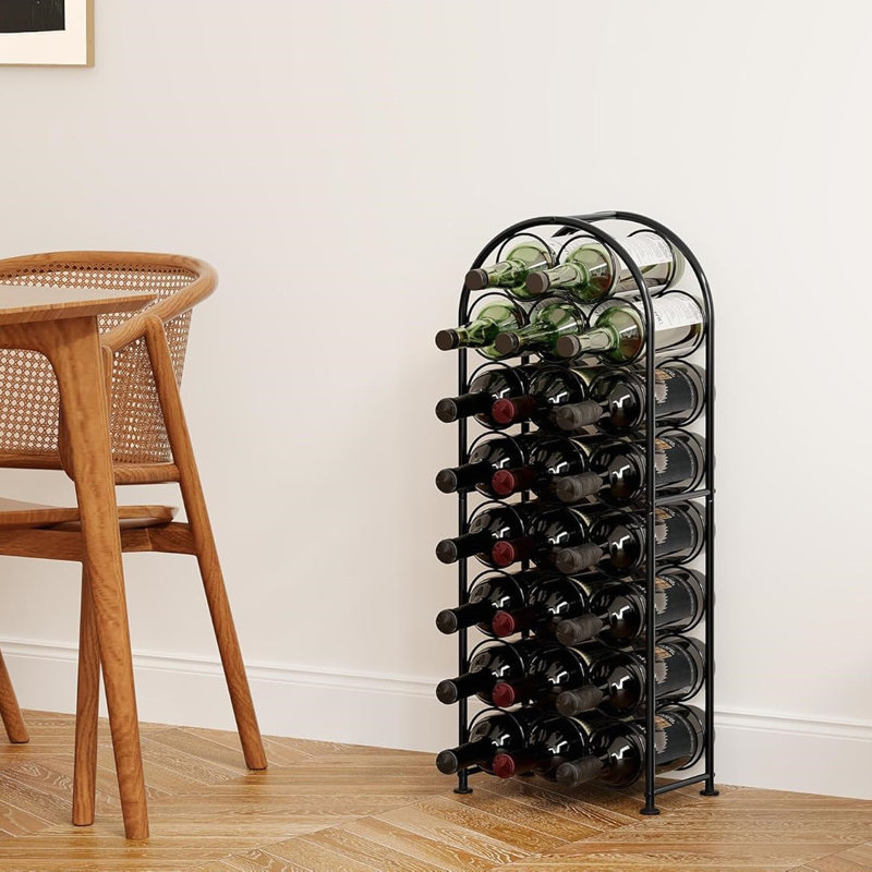 Wine Bottle Rack Black
