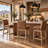 Bethea Genuine Leather Counter Stools-135935946-115747935