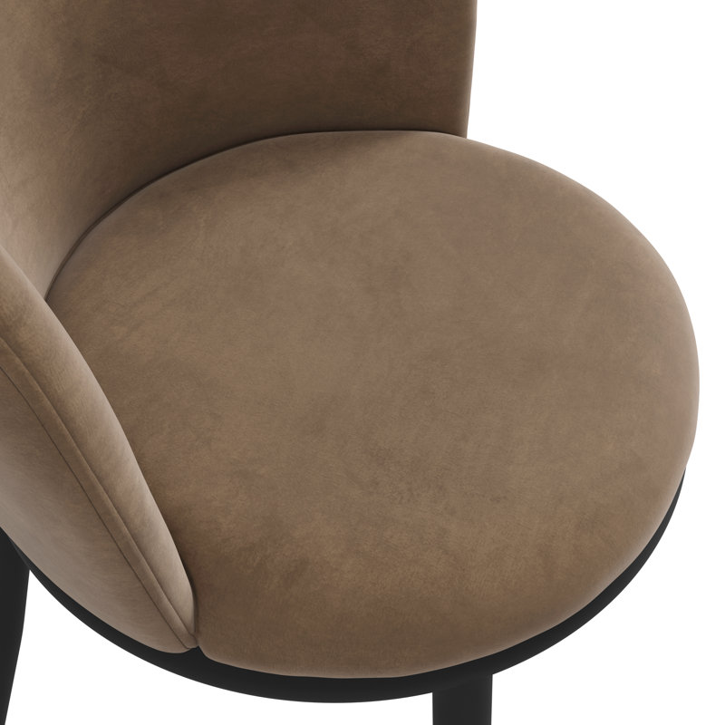 NOVA UPHOLSTERED DINING CHAIR, Mole