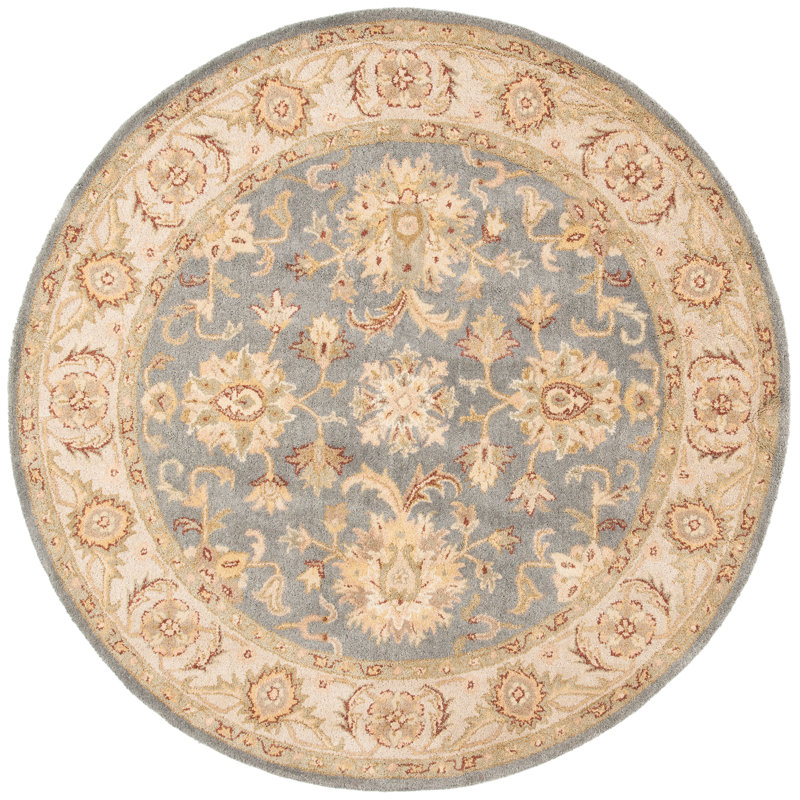 Dunbar Hand Tufted Wool Oriental Rug, Round 3'6"