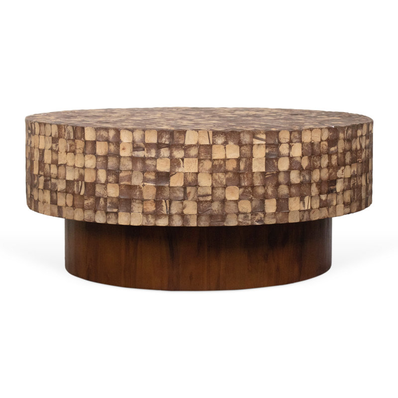 Table basse Abbie, Brun