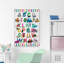 'Alphabet Jungle II' Print On Wrapped Canvas-143063421