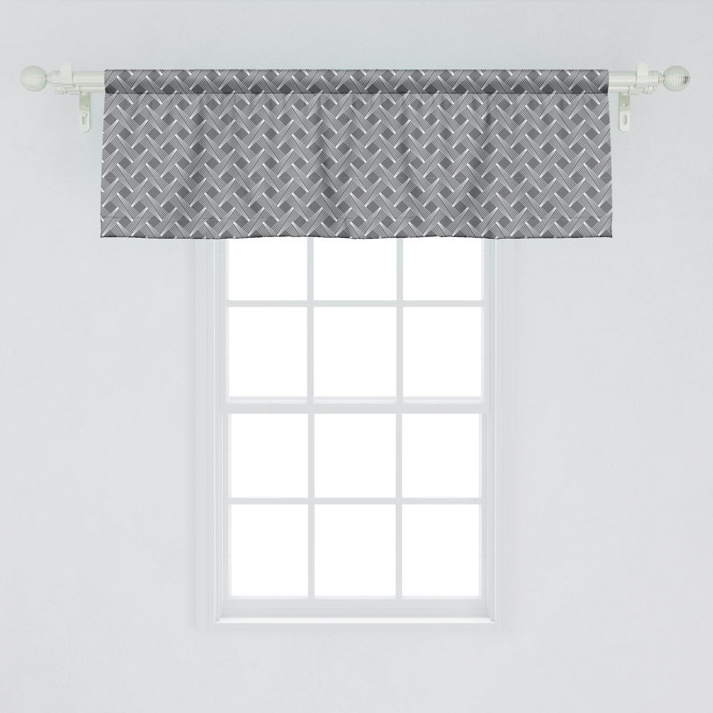 Ensemble de 2 cantonnières Ambesonne Lattice, L 54 po x L 12 po