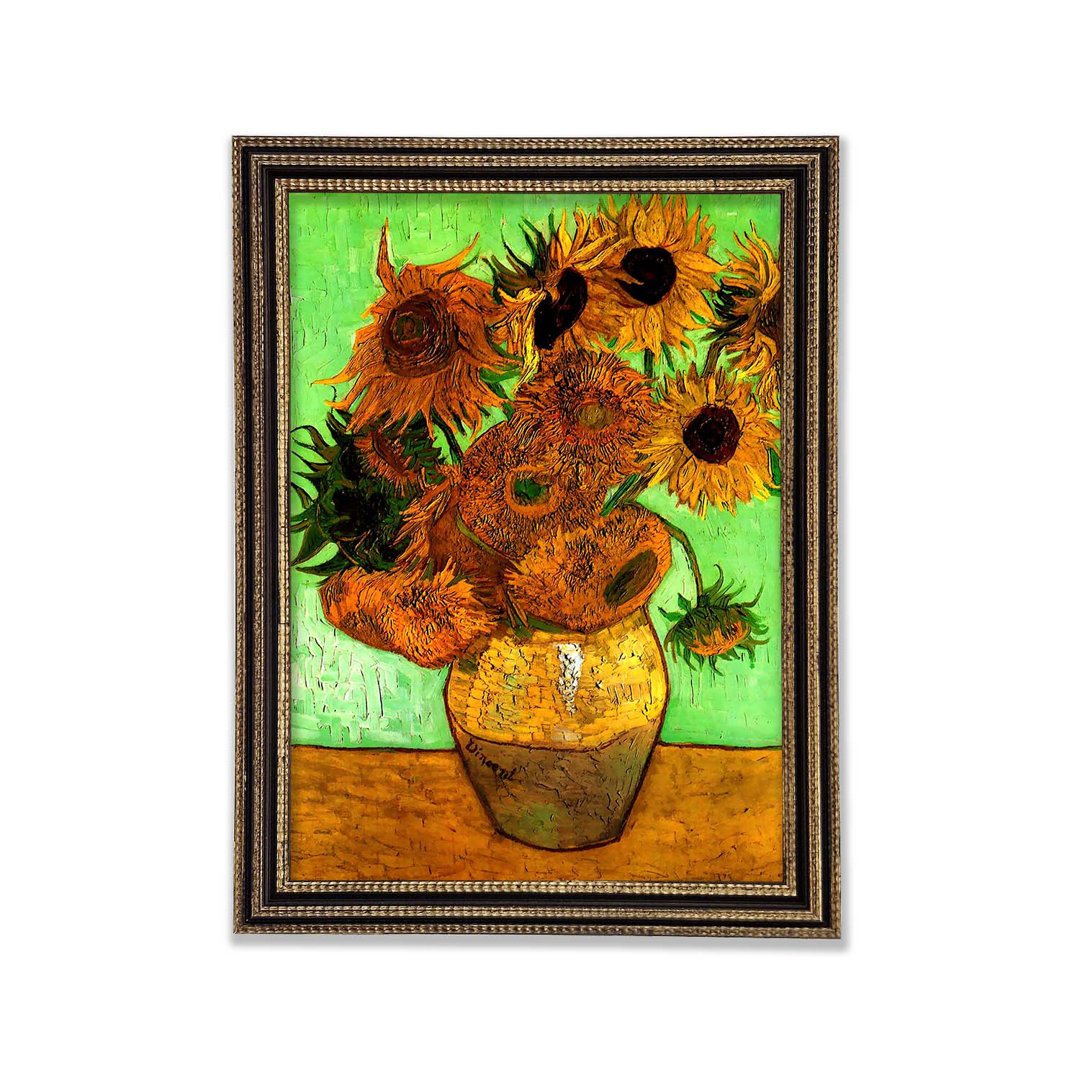 Van Gogh Stillleben Vase Mit Zwölf Sonnenblumen 2 - Druck