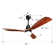 52 Inch Ceiling Fan Light With 6 Speed Remote Reversible Energy-Saving DC Motor