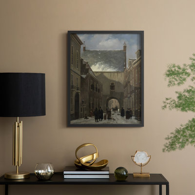 Vintage Landscape LXXXI Framed Print - Solid Wood