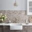 11.6" X 12" Linear Marble Mosaic Tile-60739594