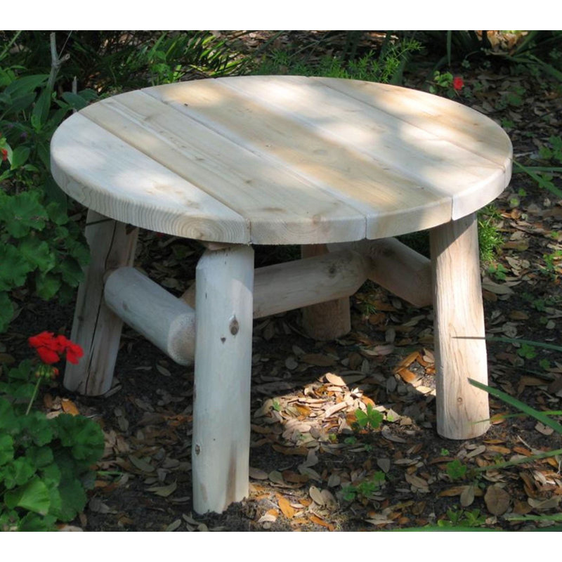 Table basse en bois massif Weitzel