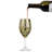 2 Piece Gold Plated Stemmed Wine Glasses