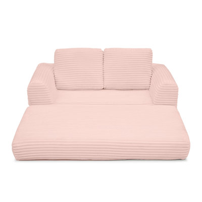 Causeuse futon rembourrée et désossée Futon