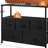 Storage Drawer Unit, Open Shelf,