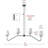 Maris 4 - Light Dimmable Linear Chandelier-483279998