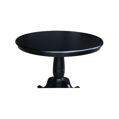 Solid Wood Pedestal Dining Table