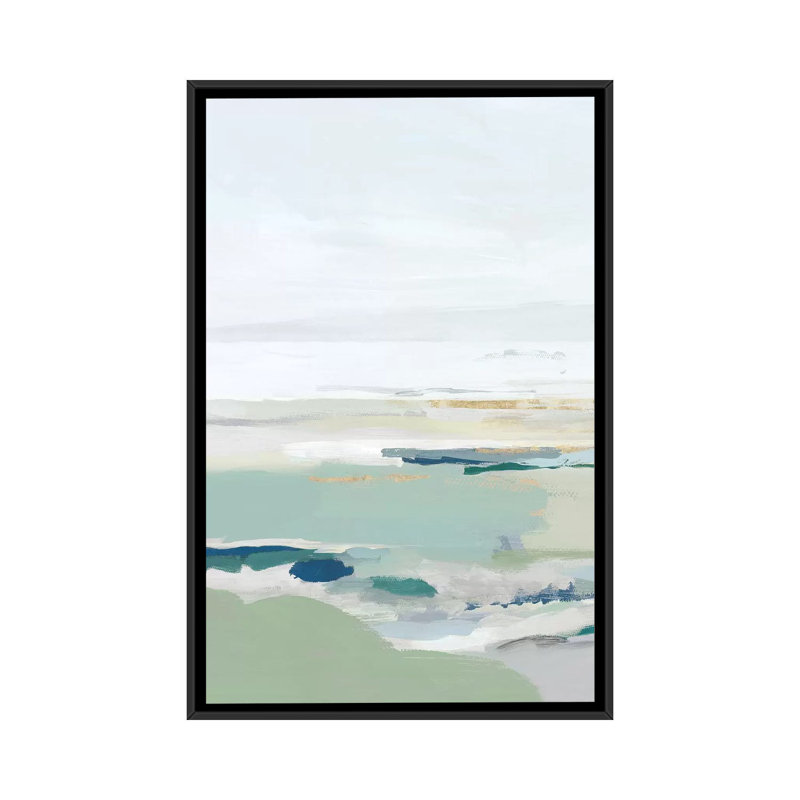 «Burbank I» par Isabelle Z - reproduction d'art, Toile avec cadre noir, H 48 po x l 32 po x P 1,5 po, Aucun mat