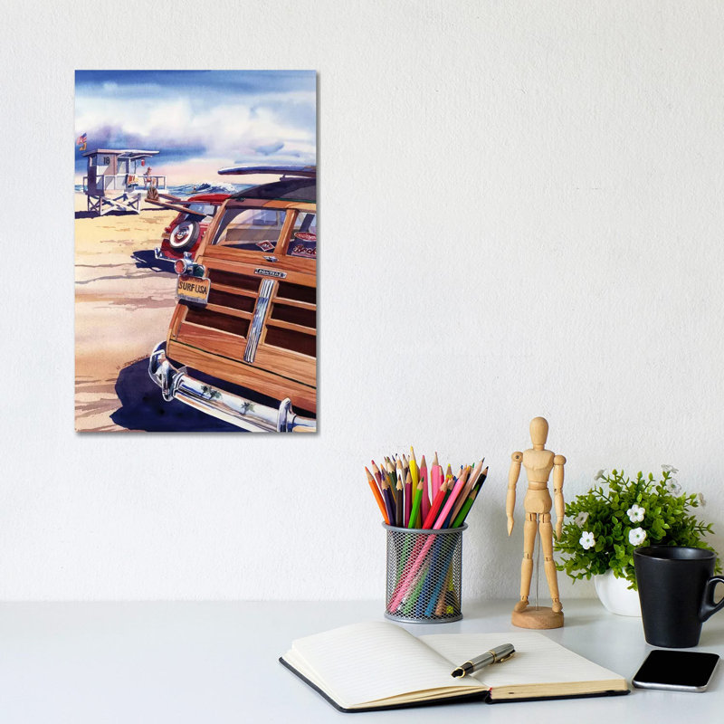 Surf USA by Bill Drysdale - Wrapped Canvas Gallery-Wrapped Canvas Giclée, 20.32 cm H x 30.48 cm W