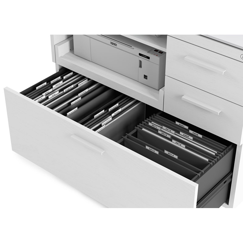 Centro 35'' Wide 3 -Drawer File Cabinet
