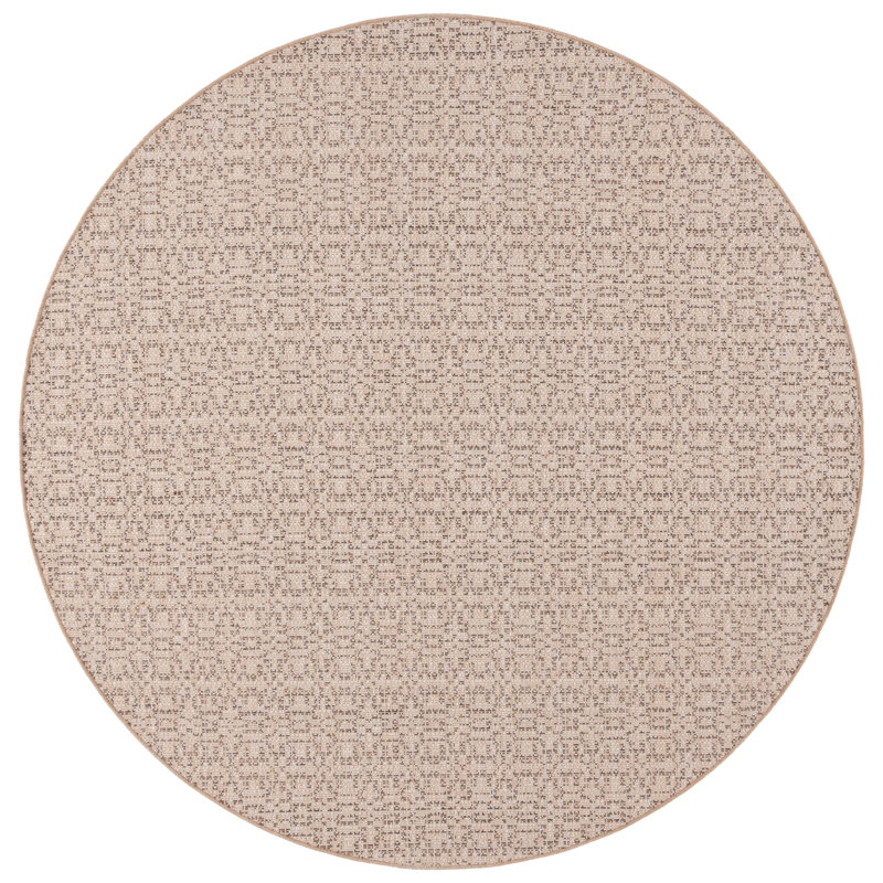 Joyce Sisal Performance Performance Geometric Rug, Round 6'7"
