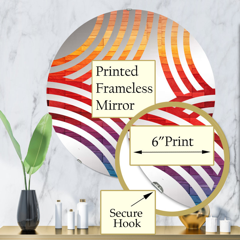 Circle Mirror, 31.4" x 31.4"