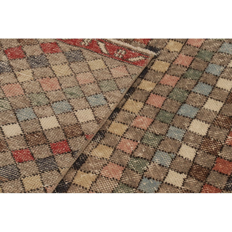 Vintage One-of-a-Kind 3'0X9'4 Hand Knotted Area Rug