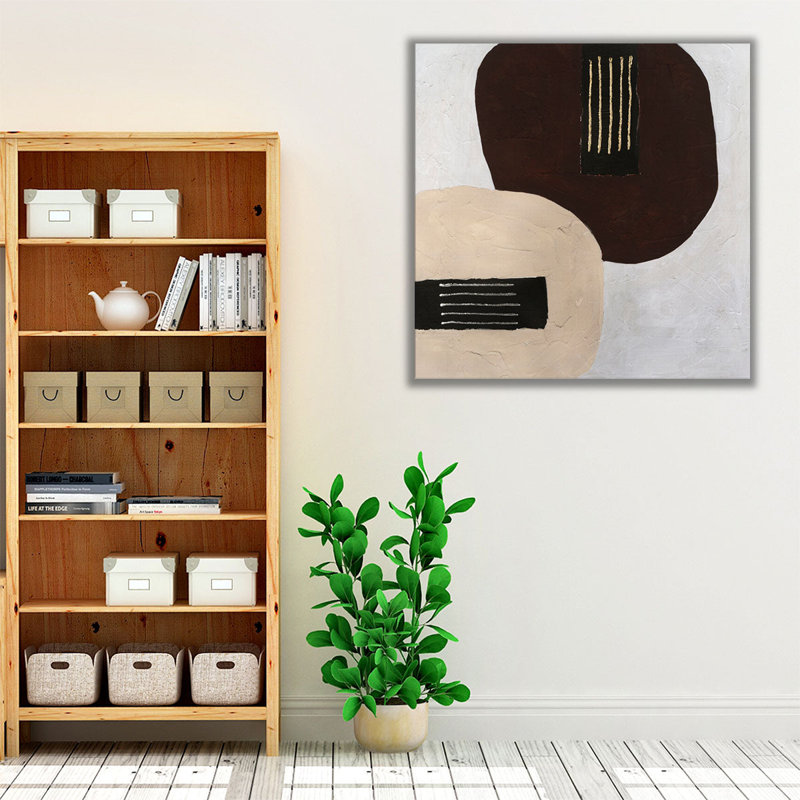 Bedrock Impression III - Canvas Print Wall Art, 24" H x 24" W