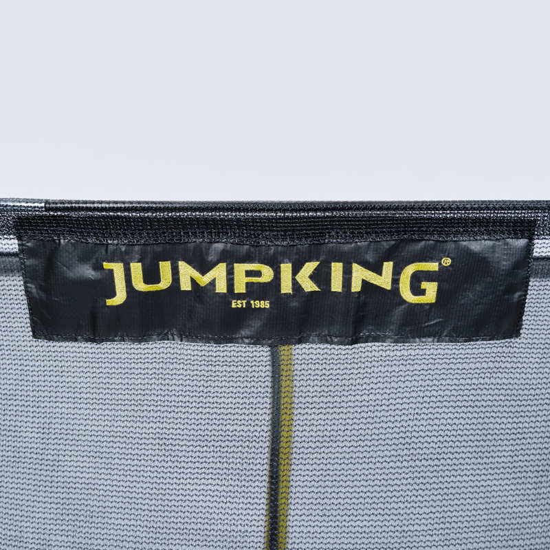 JumpKing 55-inch Yellow and Black Toddler Trampoline with Safety Net