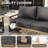 Outdoor Aluminum 3-Seater Sofa-899223737