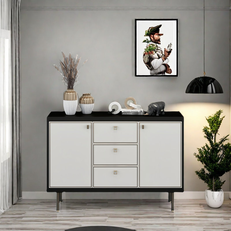 Buffet de luxe moderne et minimaliste