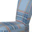 Chaise d'appoint rembourrée à motif Blue Tartan