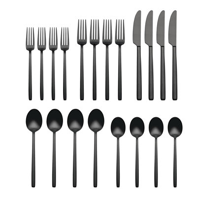Oneida Dean Satin Champagne 20 Piece Flatware Set
