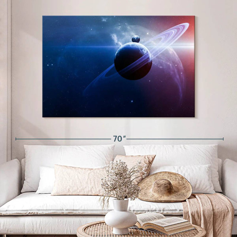 Oberle Planets In Outer Space, 34" H x 51" W