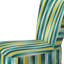 Chaise d'appoint rembourrée Serene Green Stripes