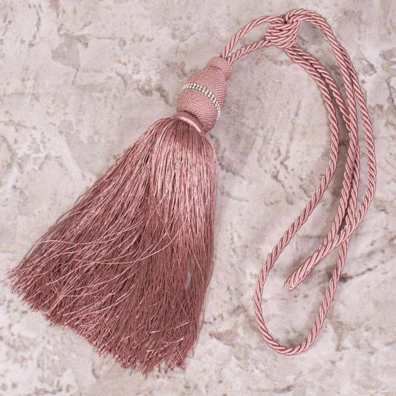 Louane Fabric 10cm Curtain Tieback, Pink