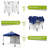 10x10 ft Instant Pop-Up Canopy with Removable Sidewalls, Portable Outdoor Tent with One-Push Setup, Waterproof Sun Shade for Party, Wedding, Backyard, Garden-125536407-125536410