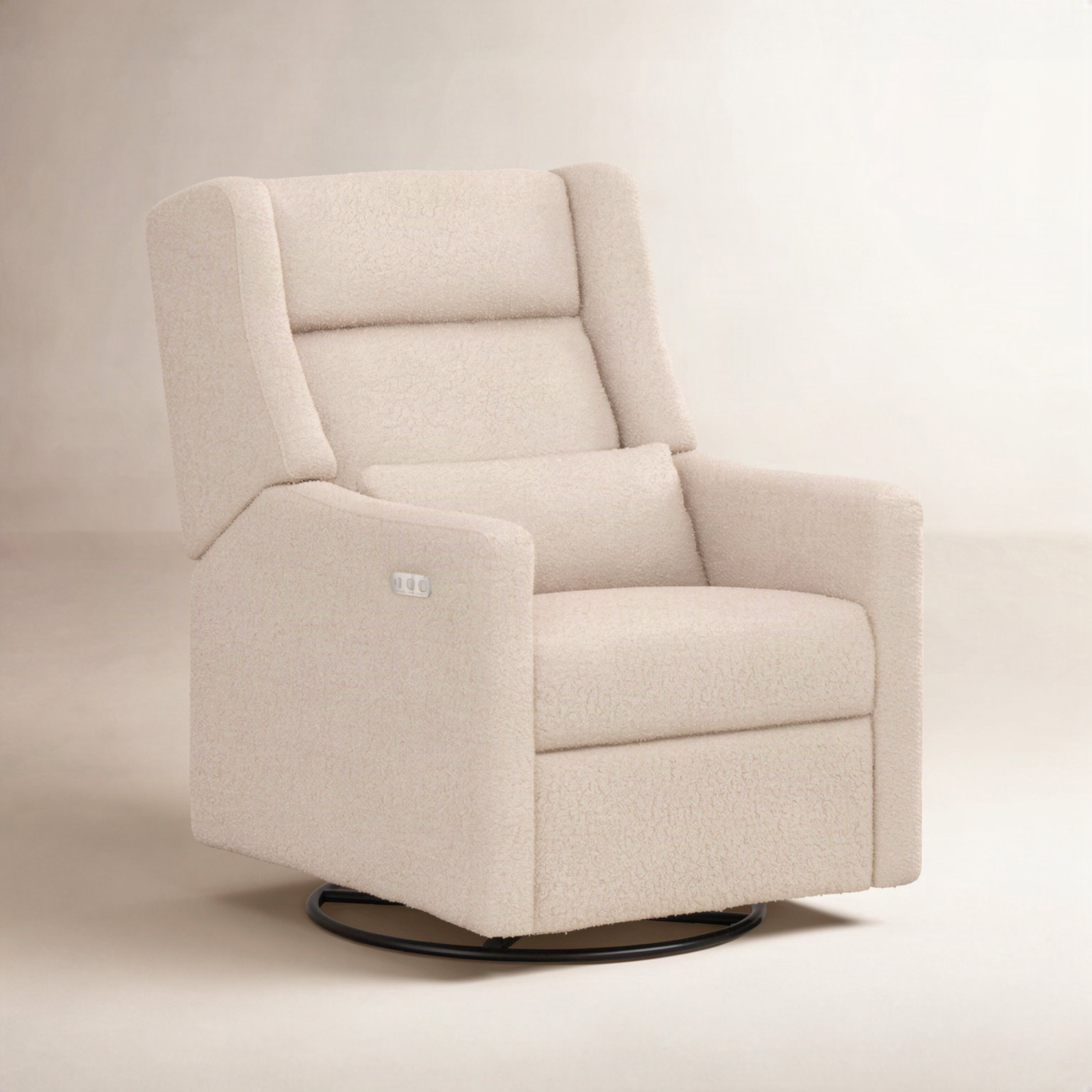 Kiwi Swivel Glider, Chai Shearling