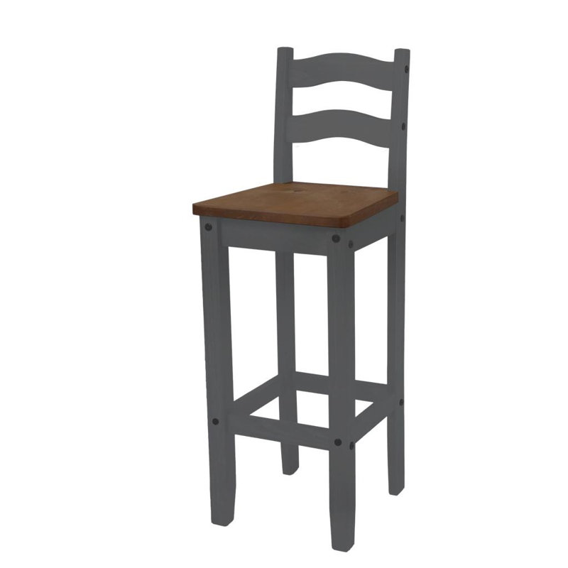 Belinda Solid Wood Counter Stool
