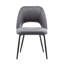 Apperson Velvet Dining Chair With Steel Legs-253975568