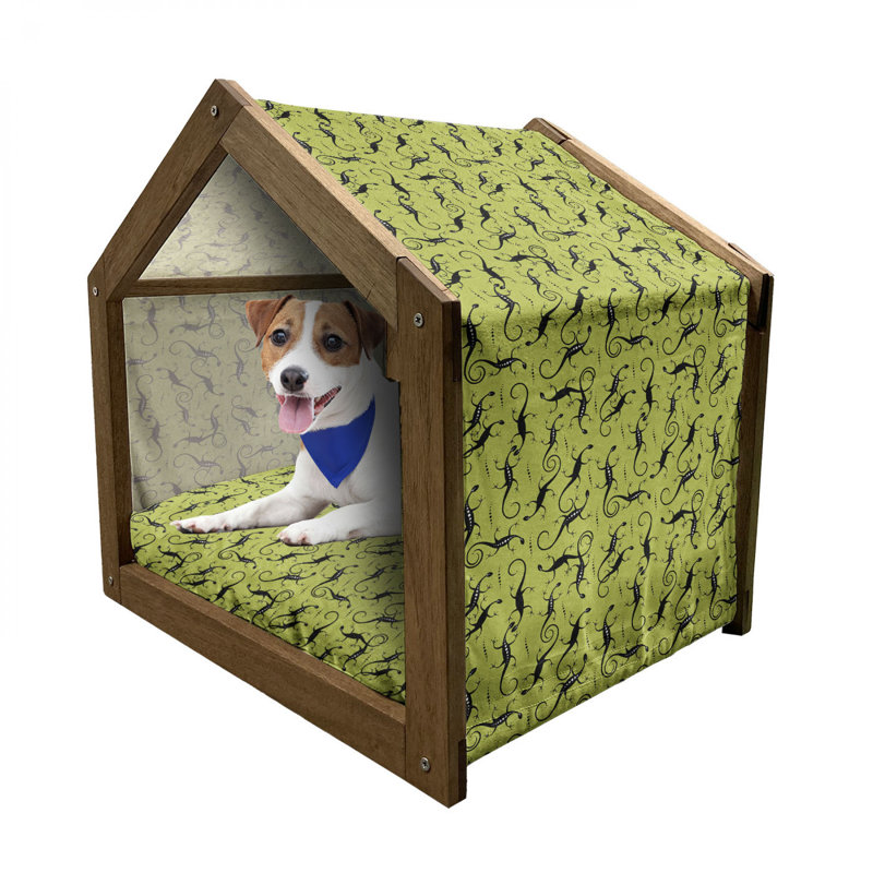 Niche pour chien en bois, H 25,59 po x l 29,53 po x P 21,65 po
