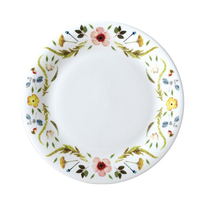 Scandinavian Floral Bone China Dinner Plate