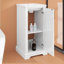 Meuble-lavabo de 16 pouces avec lavabo en céramique, tablette réglable, style français