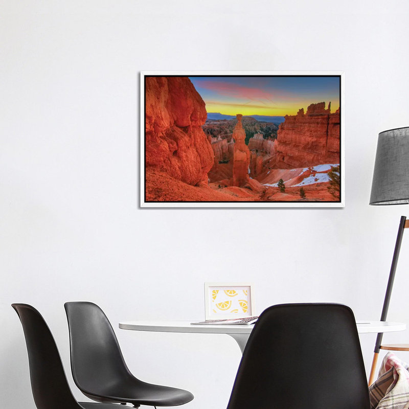 Dawn Over Thor's Hammer by Bill Sherrell - Gallery-Wrapped Canvas Giclée on Canvas, White Framed, 101.6 cm H x 66.04 cm W