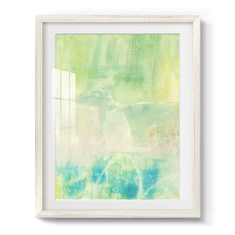 Serus I -Framed Print, 28.5" H x 20.5" W, White