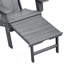 Chaise pliante Adirondack d'extérieur avec repose-pieds, chaise de foyer d'extérieur pliable en PEHD toutes saisons-1638486816