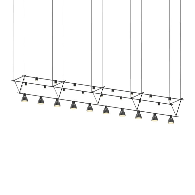 Lustre géométrique à 10 lumières DEL Suspender®