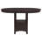 Hester Espresso Extension Counter Dining Table