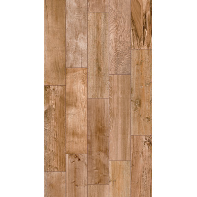 Carreau de porcelaine naturel 6 po x 24 po Shuffle
