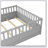 Grey Full / Double Bed