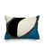 Turquoise / noir / blanc cassé