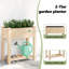 Garden Planter with Shelf Solid Fir Wood Outdoor Terrace Wooden-906248623