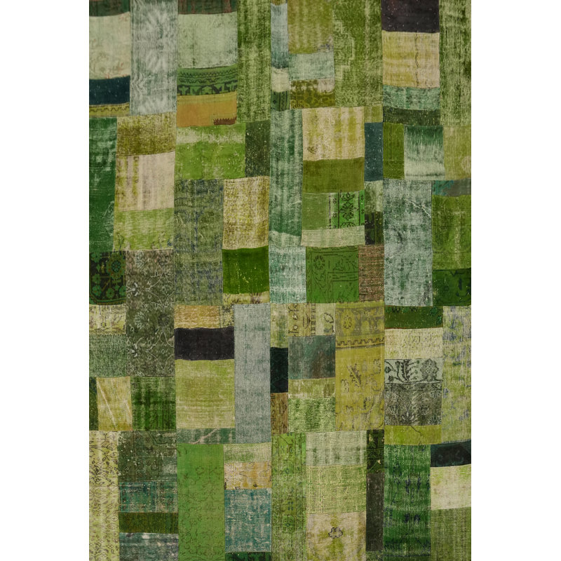 Tapis patchwork patiné 8 x 10